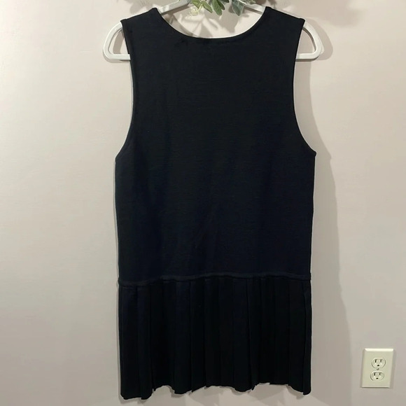 NWOT Vintage Andrea Jovine Wool Sleeveless Drop Waist Pleated Sweater Dr… - Picture 5 of 14
